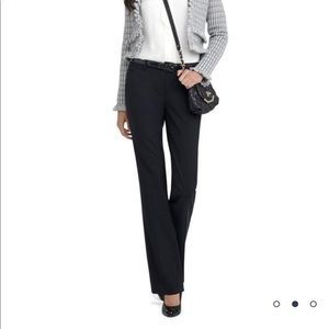 Brooks Brothers Lucia Fit, bootcut leg black pants